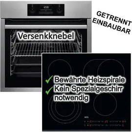 AEG Backofen-Set Glaskeramikkochfeld
