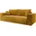 Selsey Schlafsofa, Kupfer, Textil, 3-Sitzer, 257x85x102 cm, Wohnzimmer, Sofas & Couches, Schlafsofas