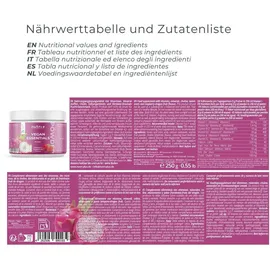 Nutri + Vegan Essentials Himbeere Pulver 250 g