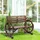Outsunny Gartenbank 105,5 x 56 x 79 cm Braun