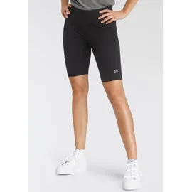 H.I.S. Radlerhose "Radlerhose", Damen, Gr. 44, N-Gr, schwarz, Obermaterial: 95% Baumwolle, 5% Elasthan, eng, Hosen Radlerhose, Breiter Komfortbund mit innenliegender Tasche für Sport und Freizeit, Topseller