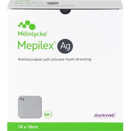 Avitamed GmbH Mepilex Ag Schaumverband 10 x 10 cm 10 St.