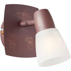 Brilliant Wandspot Milos alt kupfer Antik Rustikal E14 max. 40W schwenkbar