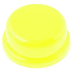Tasterkappe für KHT1212PV73, rund, Ø13mm - Farbe: gelb