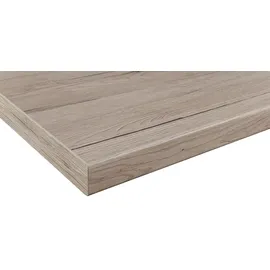WIHO KÜCHEN Arbeitsplatte "Flexi 38", von drei Seiten ummantelt, 38 mm stark beige 110 cm x 3,8 cm x 60 cm