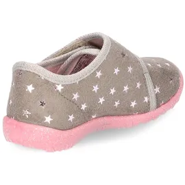 superfit Baby Mädchen SPOTTY Hausschuhe, GRAU 2100, 21 EU