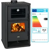 Kochen Kaminöfen Holzofen und Kohle mit Backofen Prity FG D 14.2 kw BImSchV II