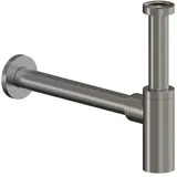 Herzbach LIVING Geruchsverschluss 11.485900.1.40 rund, Schwarz Stahl