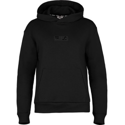 FILA Damen Hoodie BAICOI - Sweatshirt, Sweater, Kapuze, Langarm, Logo Stickerei Schwarz S