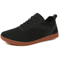MIEHUIAI Herren Barfußschuhe Damen Breite Barfuss Schuhe Barfussschuhe Leicht Atmungsaktiv Fitnessschuhe Walkingschuhe Zero Drop Sohle Sneakers(903 Schwarz,41EU) - 41 EU