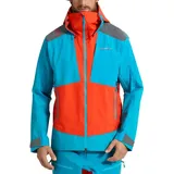 La Sportiva Supercouloir GTX Pro Jacket Men cherry tomato/tropic blue (322614) L