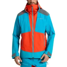 La Sportiva Supercouloir GTX Pro Jacket Men cherry tomato/tropic blue (322614) L