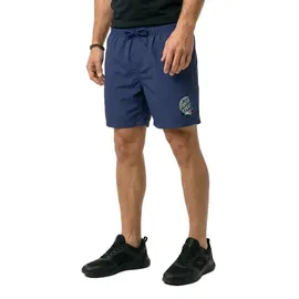 Santa Cruz Badeshorts Crescent Bone Hand Blau M