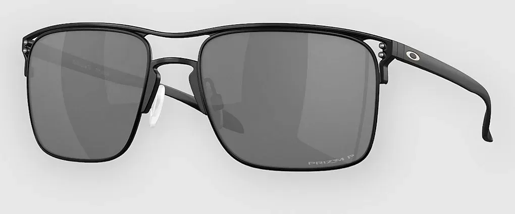 Oakley Holbrook Ti Satin Black Sonnenbrille prizm black polarized Gr. Uni