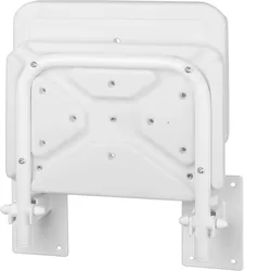 Stabiler Duschklappsitz Duschhilfe weiss bis 120 kg Duschsitz Duschstuhl hocker