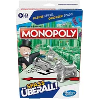 Hasbro Spiel Monopoly Kompakt, Familienspiel bunt