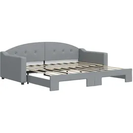 vidaXL Tagesbett 90 x 190 cm Hellgrau