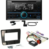 Kenwood DPX-7300DAB Bluetooth DAB CD USB Einbauset für Isuzu D-Max 3 ab 2020