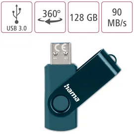 Hama Rotate 128 GB blau USB 3.0