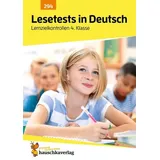 Hauschka Verlag Übungsheft mit Lesetests in Deutsch 4. Klasse