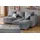 Home Affaire Eckcouch Mikrofaser 2-Sitzer Grau