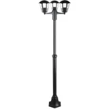 Rabalux Außenstandleuchte Metall 181,0 cm E27 3 x max 60W schwarz
