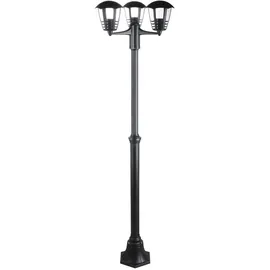 Rabalux Außenstandleuchte Metall 181,0 cm E27 3 x max 60W schwarz