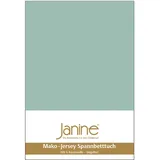JANINE Spannbettlaken Mako Jersey 140 x 200 - 160 x 200 cm grün