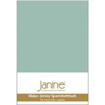 JANINE Spannbettlaken Mako Jersey 140 x 200 - 160 x 200 cm grün