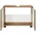 WELLTIME Waschbeckenunterschrank Trento 80 x 35 x 54 cm Braun
