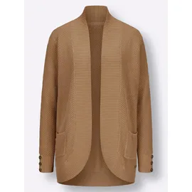 Casual Looks Strickjacke in Braun 42
