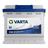 Varta Blue Dynamic 12V 52Ah 470A Autobatterie