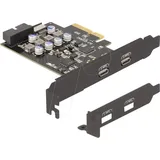 DeLock 90345 Schnittstellenkarte/Adapter Eingebaut USB Typ-C