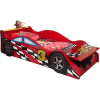 Autobett Kalliope 175x78x48 Kinderbett Spielbett MDF Rot - Rot