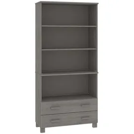 vidaXL Highboard HAMAR Massivholz Kiefer Hellgrau