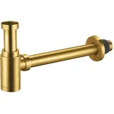 Aloni Messing/Edelstahl Gold gebürstet Siphon 1 1/4"