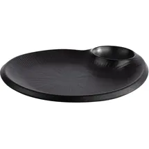 APS Teller NERO schwarz 20,0 x 24,0 cm, 1 St.