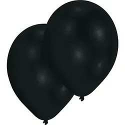 amscan® Luftballons schwarz, 50 St.