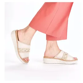 Rieker Pantolette beige - Beige - 39