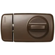 ABUS 7010 Tür-Zusatzschloss Braun