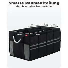 Achilles Strong-Box Robuste Auto-Faltbox mit stabilem Deckel, Kofferraum-Box