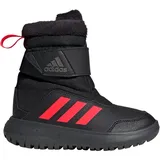 adidas Winterplay Kids Stiefel Core Black / Solar Red / Iron Metallic 34