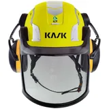 KASK Helm-Kombination Zenith X, gelb, EN 397 Forsthelm Kletterhelm Schutzhelm