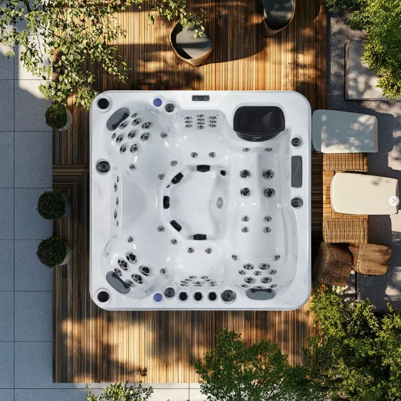 Outdoor Whirlpool - Volcano (200x200x80cm)