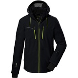 KILLTEC Herren Skijacke/Funktionsjacke mit abzippbarer Kapuze und Schneefang KSW 44 MN SKI JCKT, schwarz, XL, 38698-000