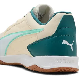 Puma Pressing IV Hallen-Fußballschuhe Herren sugared almond/puma white/emerald ice/mint jelly 40