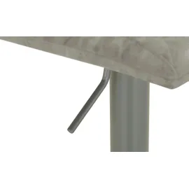 Mayer Sitzmöbel Barhocker 43 x 50 x 53-78 cm Lichtgrau