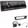 EHO Kenwood KMM-BT209 1-DIN Autoradio Media Receiver Bluetooth USB AUX mit Einbauset passend für BMW 3er E90 E91 E92 E93 2005-2013 schwarz