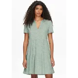 Only Sommerkleid Grün/Weiß 36