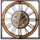 Casablanca by Gilde Revolus 72,0 cm 72 Wanduhr braun/schwarz